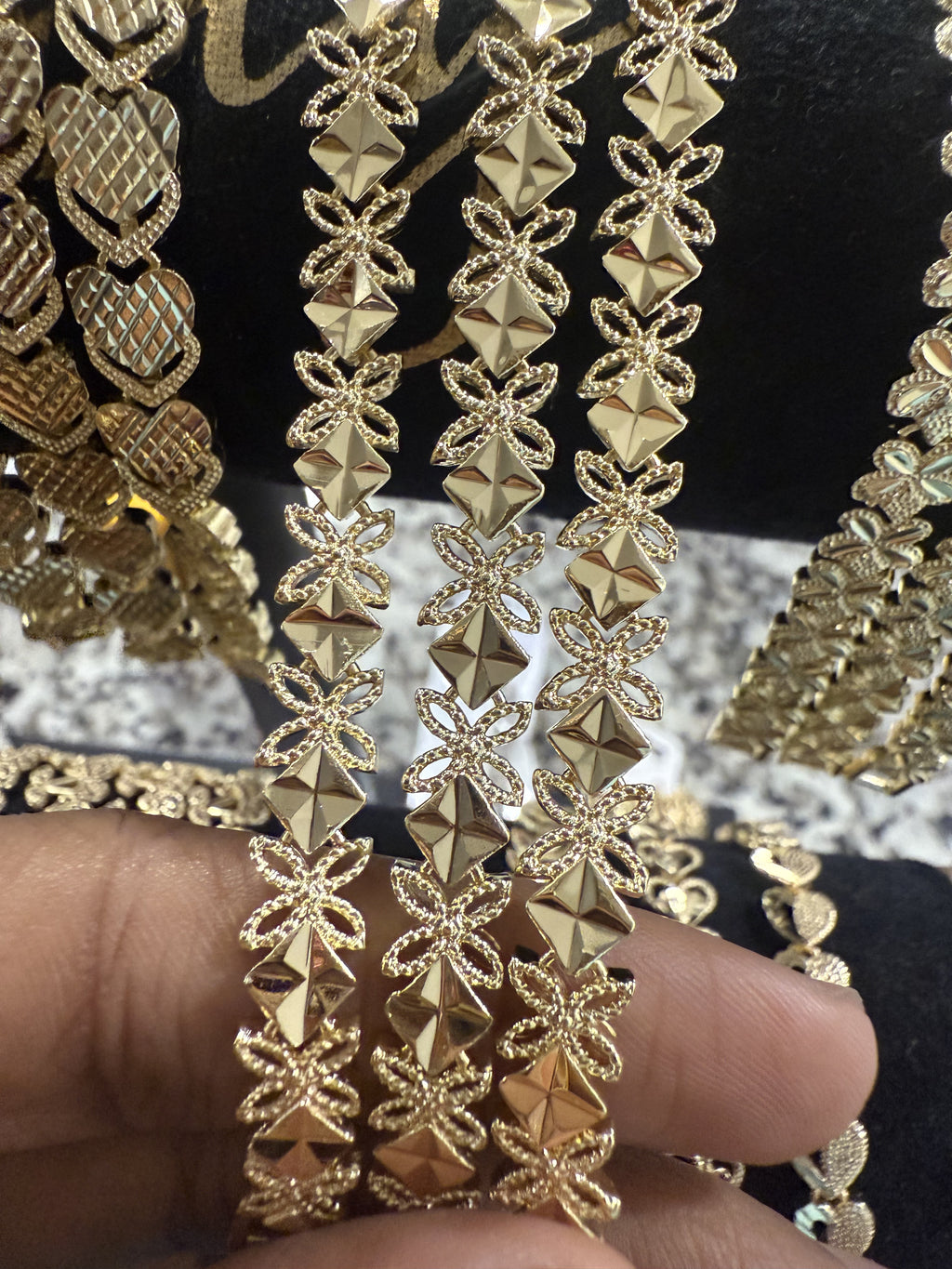 14k plated gold deluxe bracelet