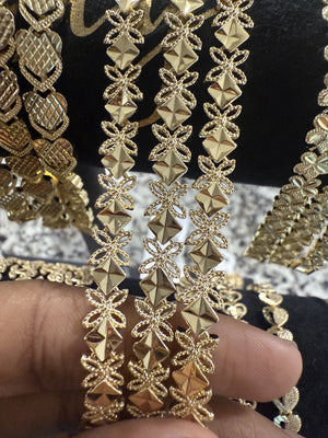 14k plated gold deluxe bracelet