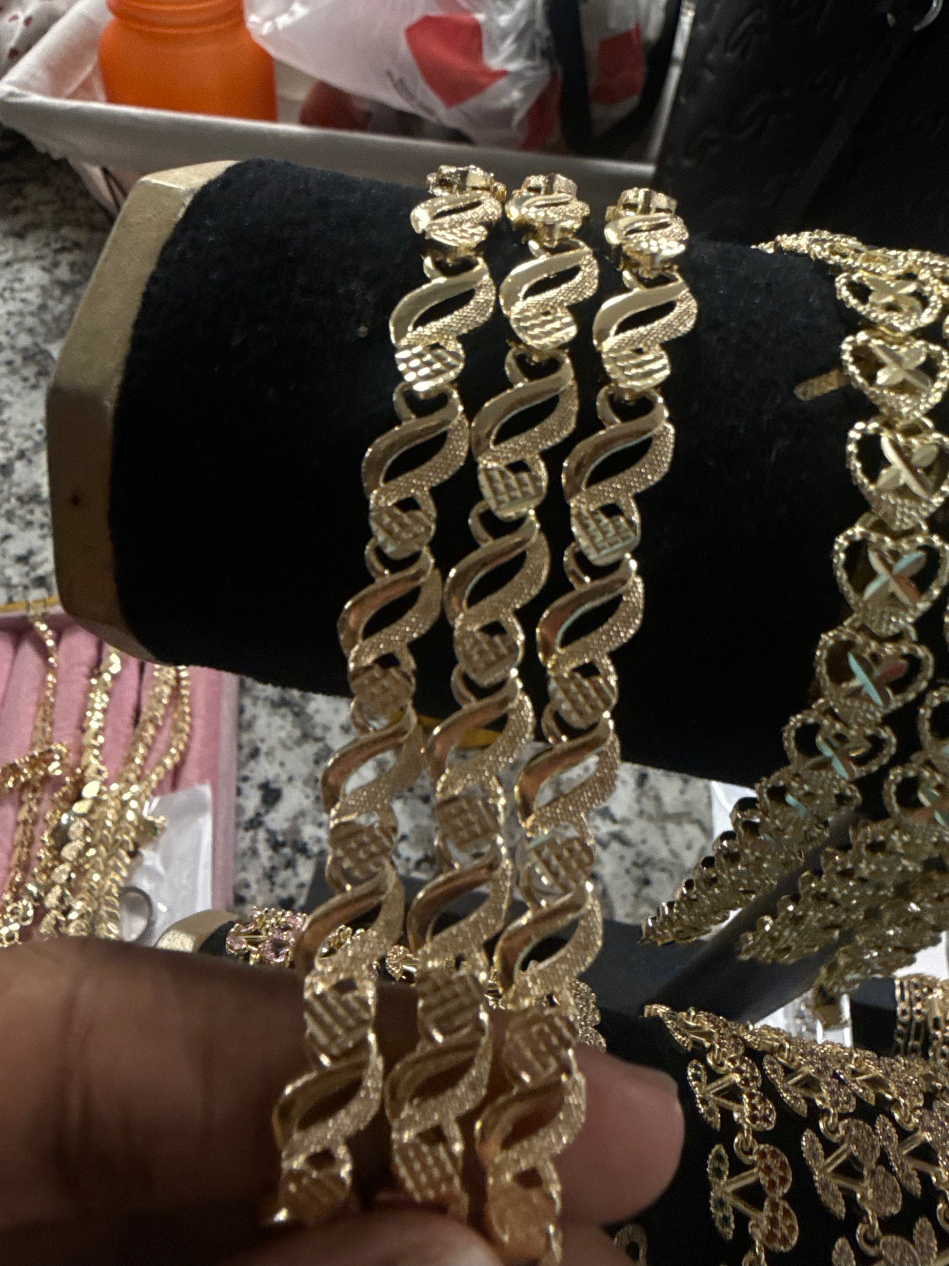 14k plated gold deluxe bracelet