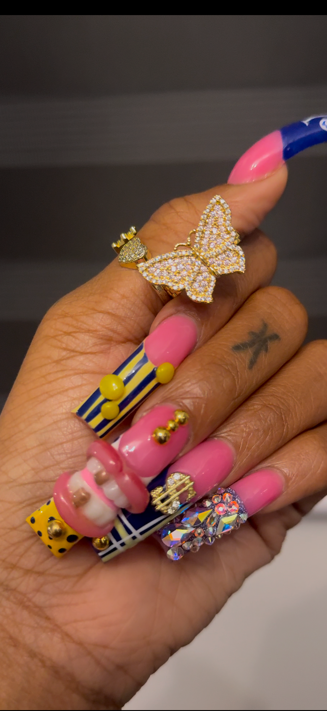 Butterfly Rolex ring