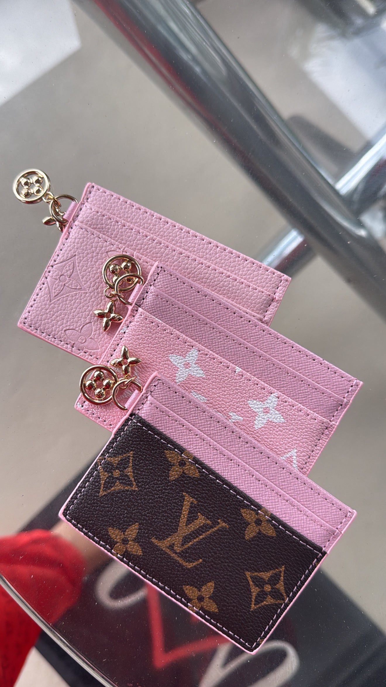 LV wallet keychain