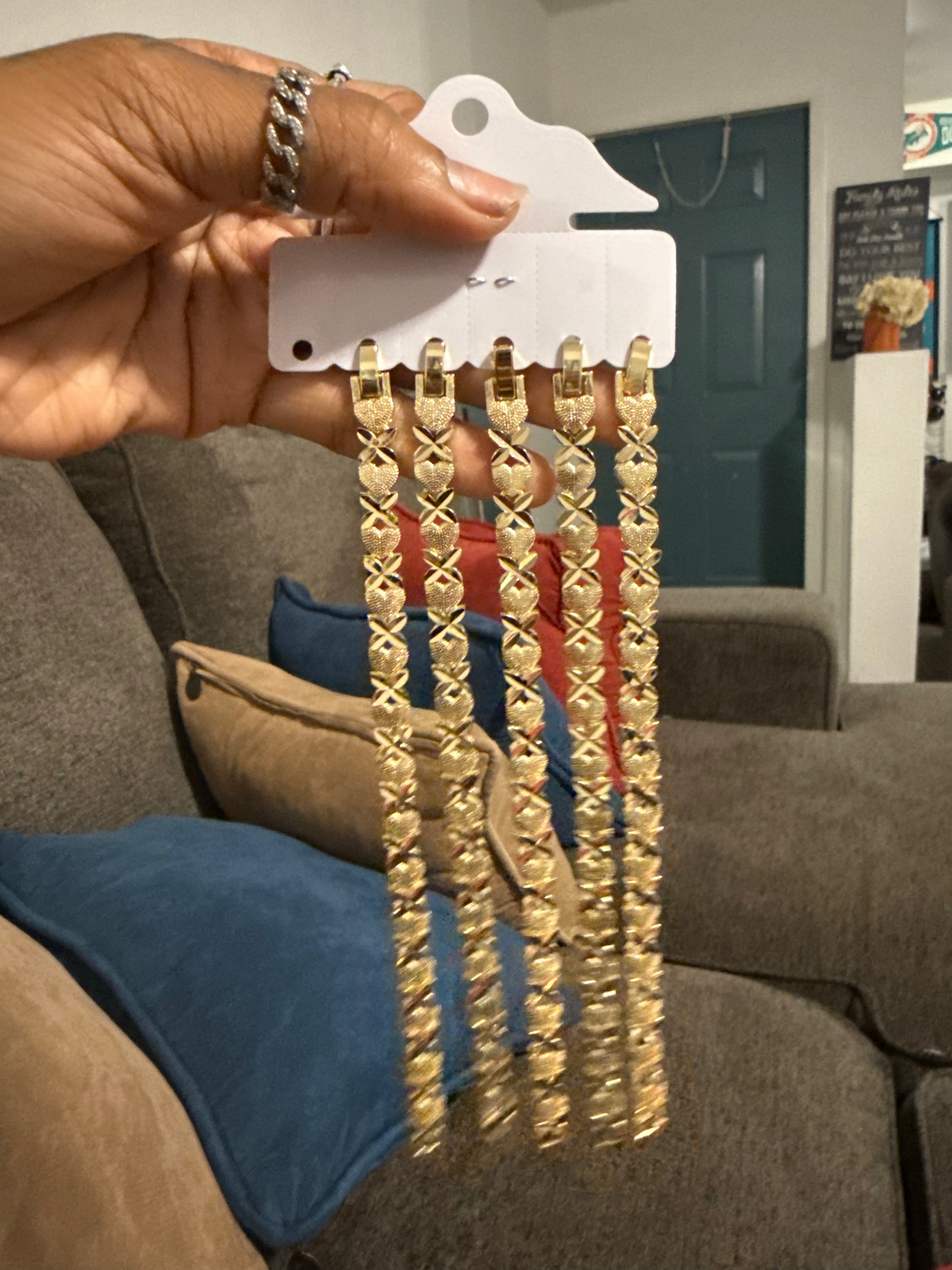 14k plated gold bracelets