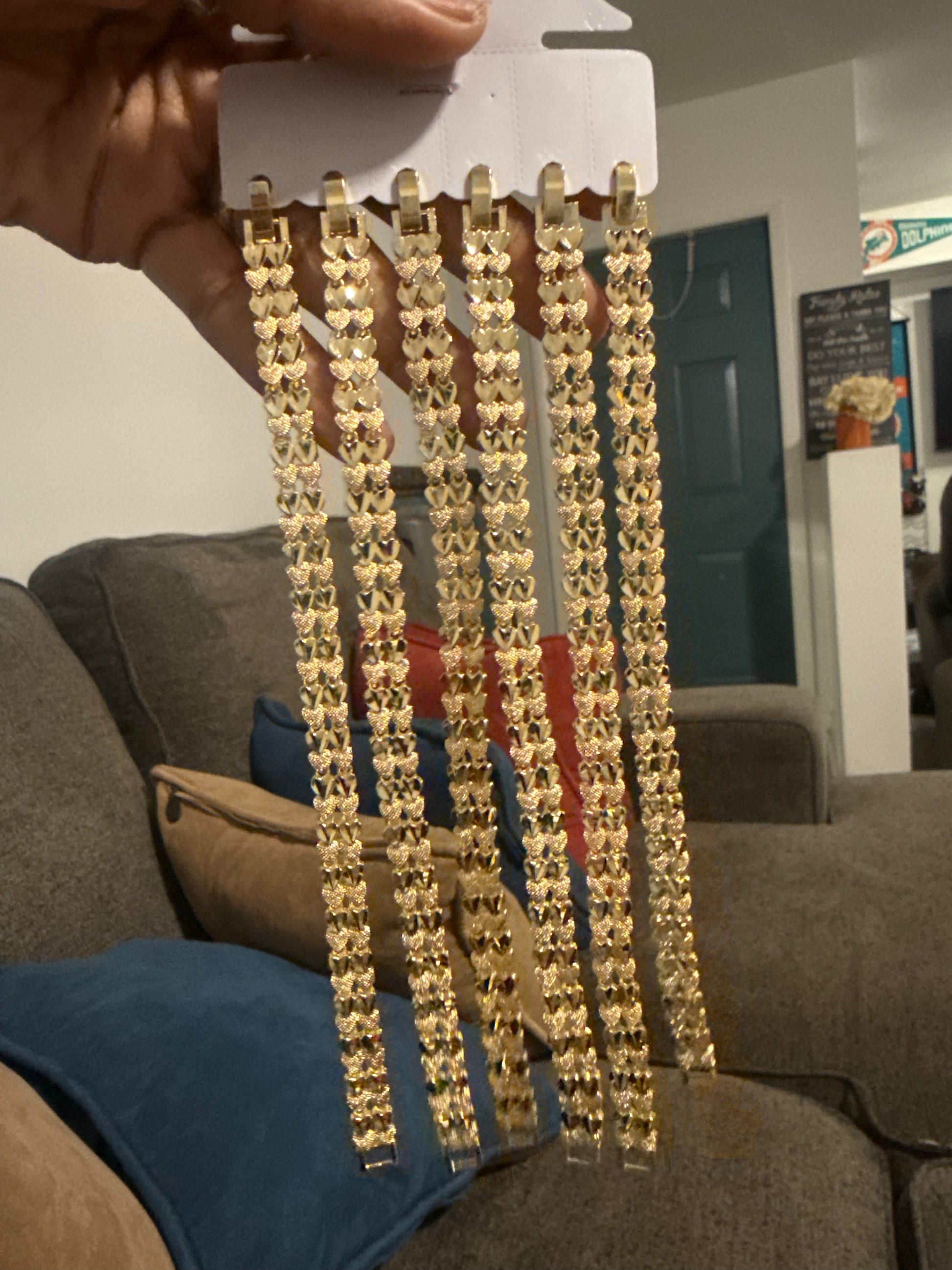 14k plated gold bracelets