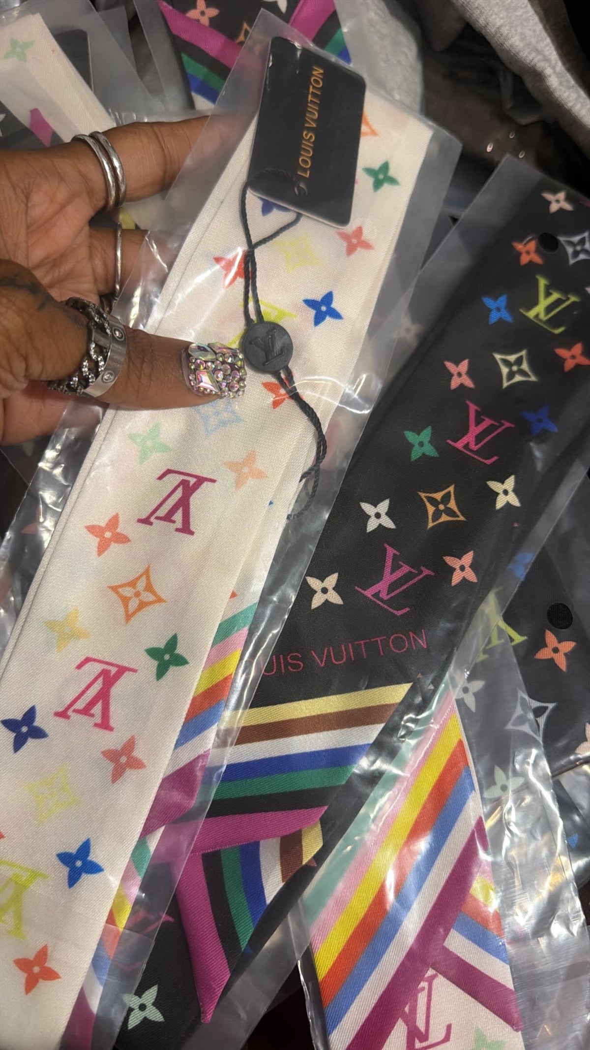 Lv multicolor headband