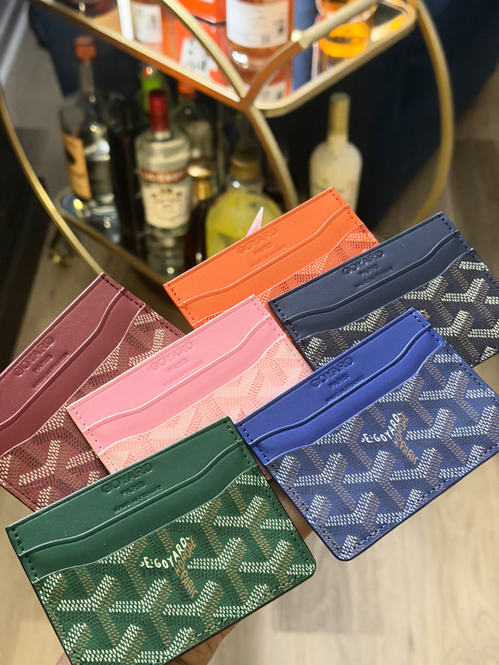 Goyard card holder ( swipe right to see other colors