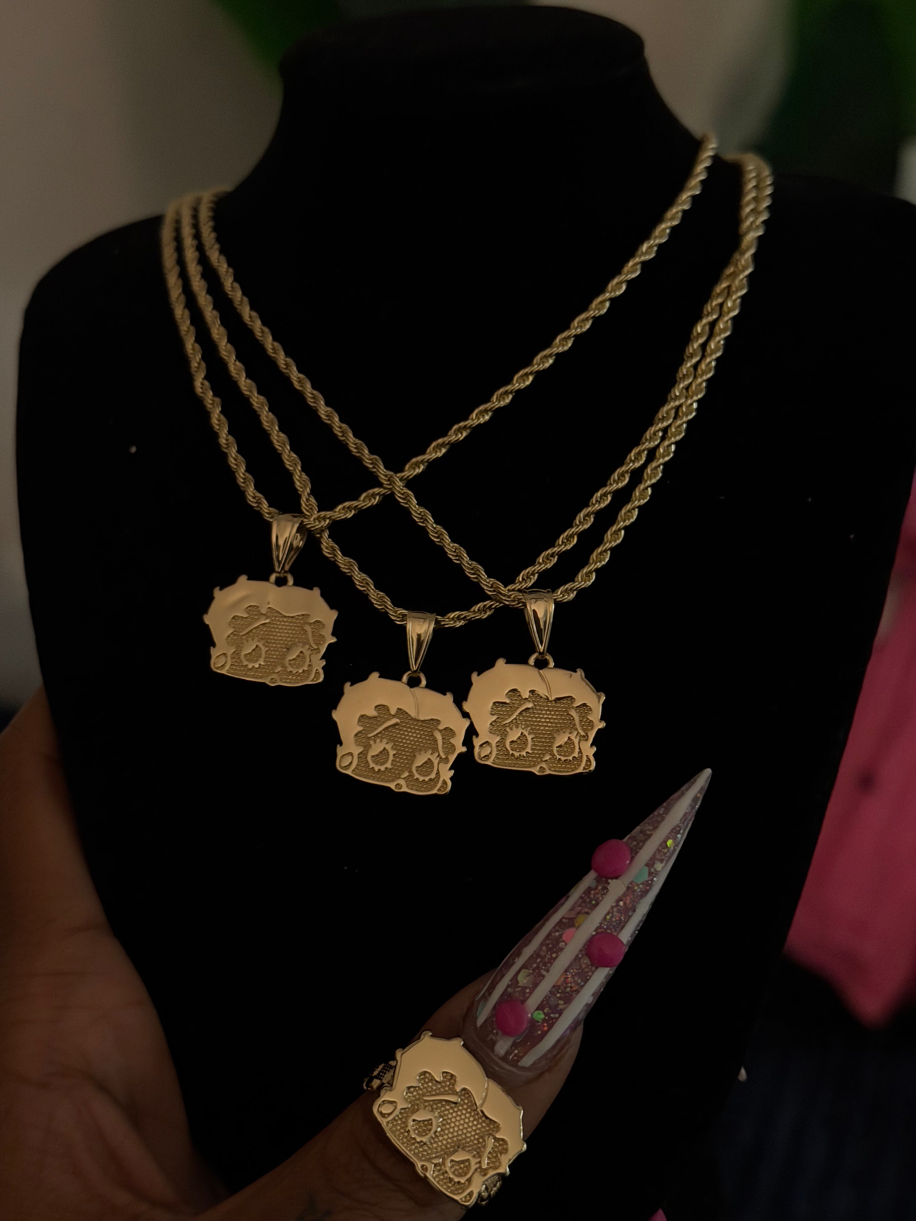 Betty boop necklace