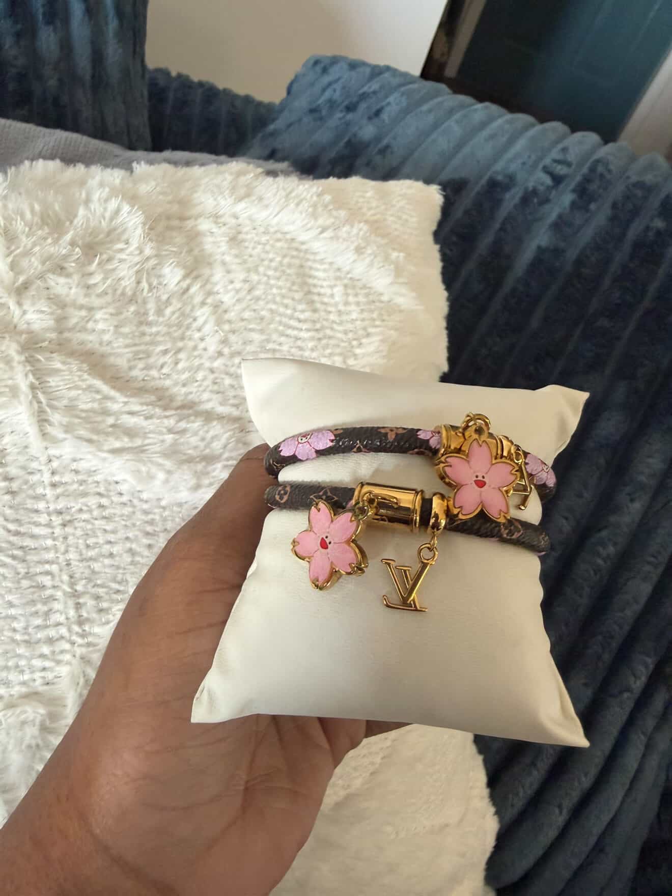 Flower blossom LV bracelet