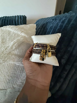 LV locket bracelet