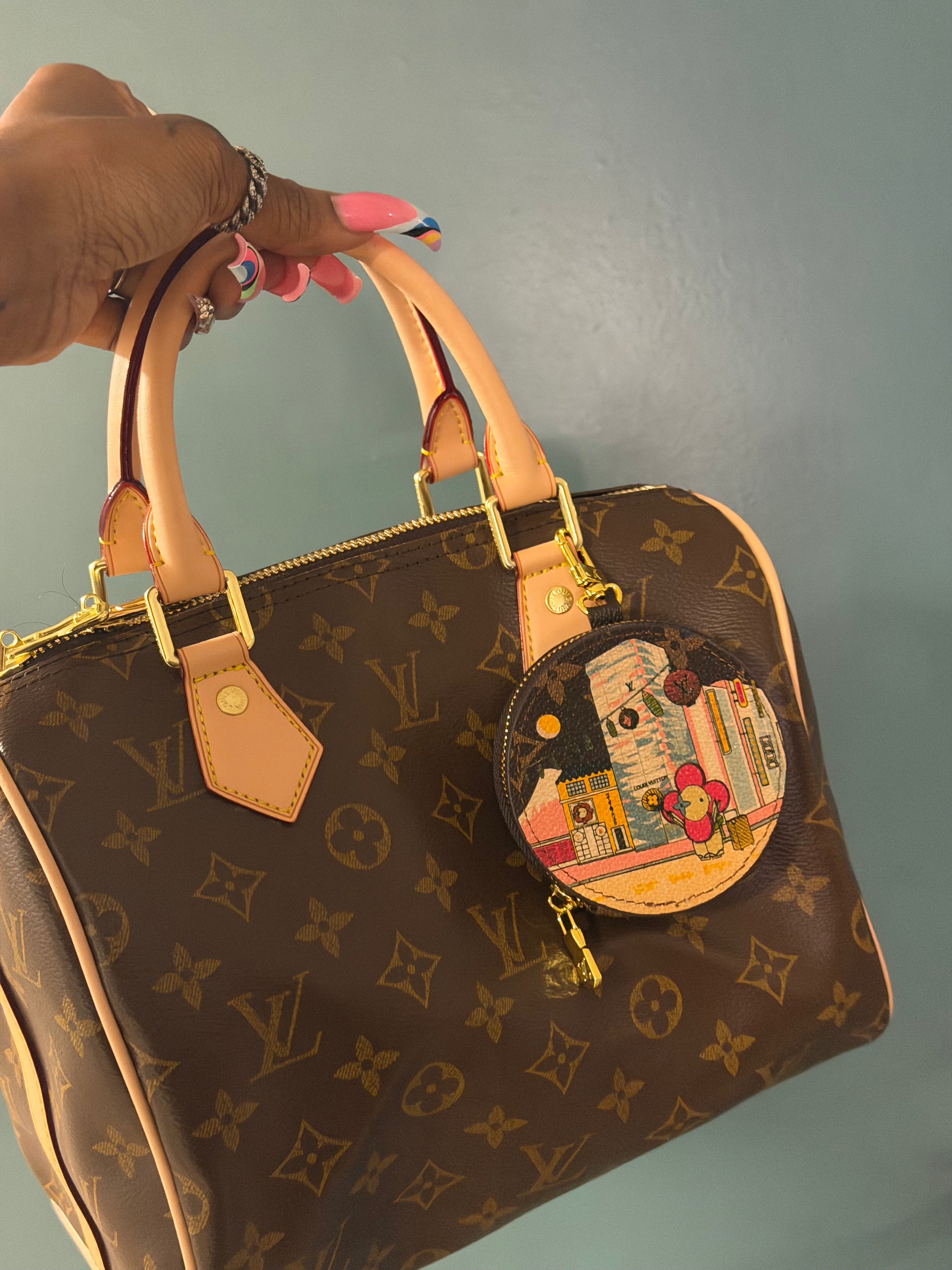 Lv bag charm