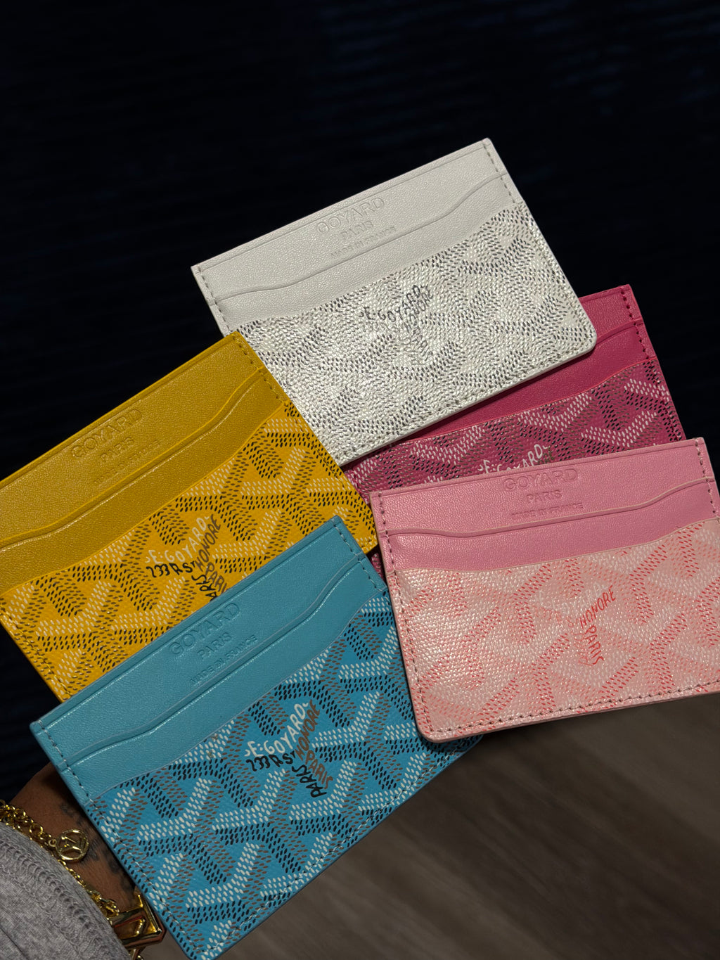 Goyard card holder ( swipe right to see other colors