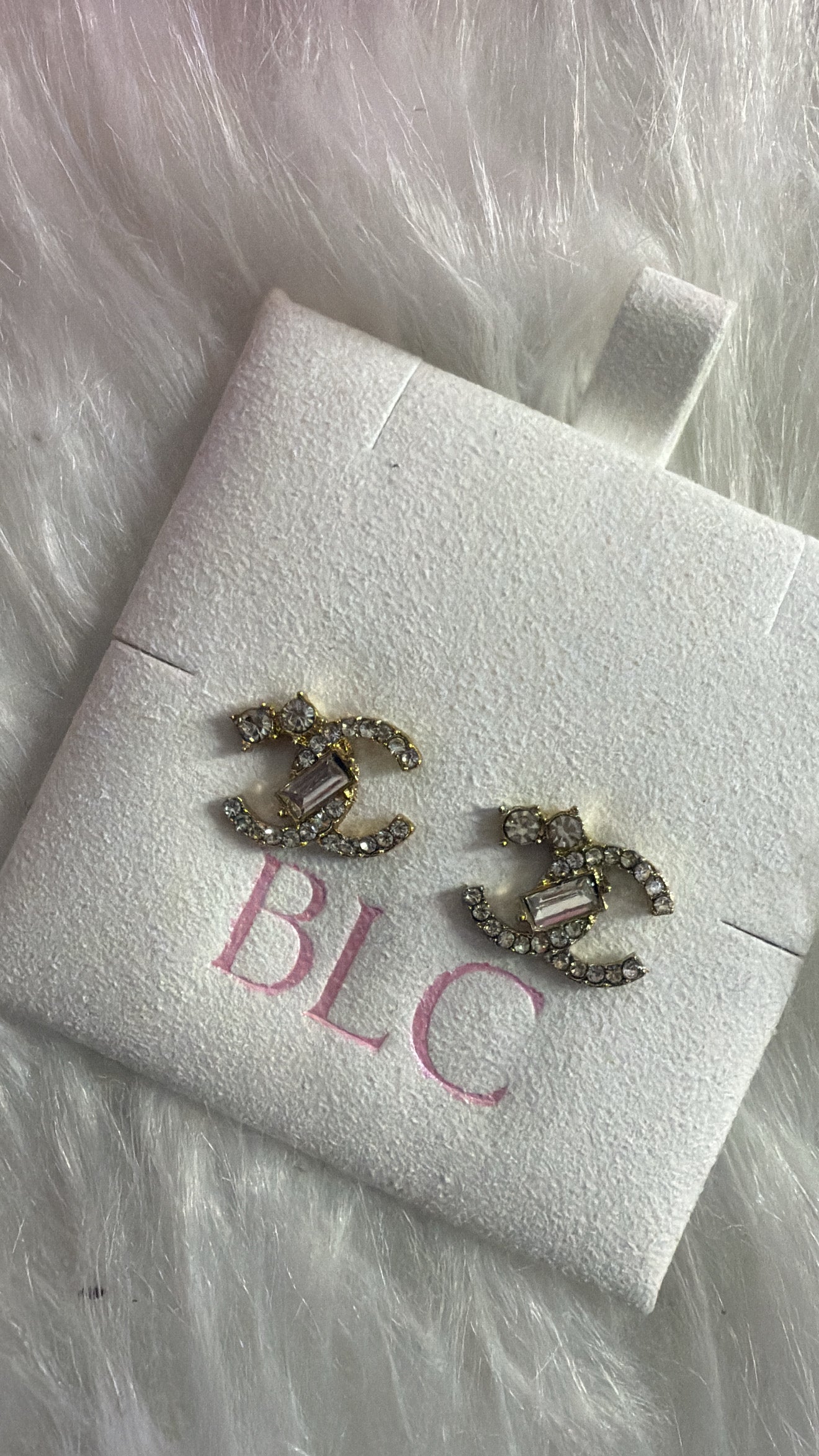 Gold stone cc stud